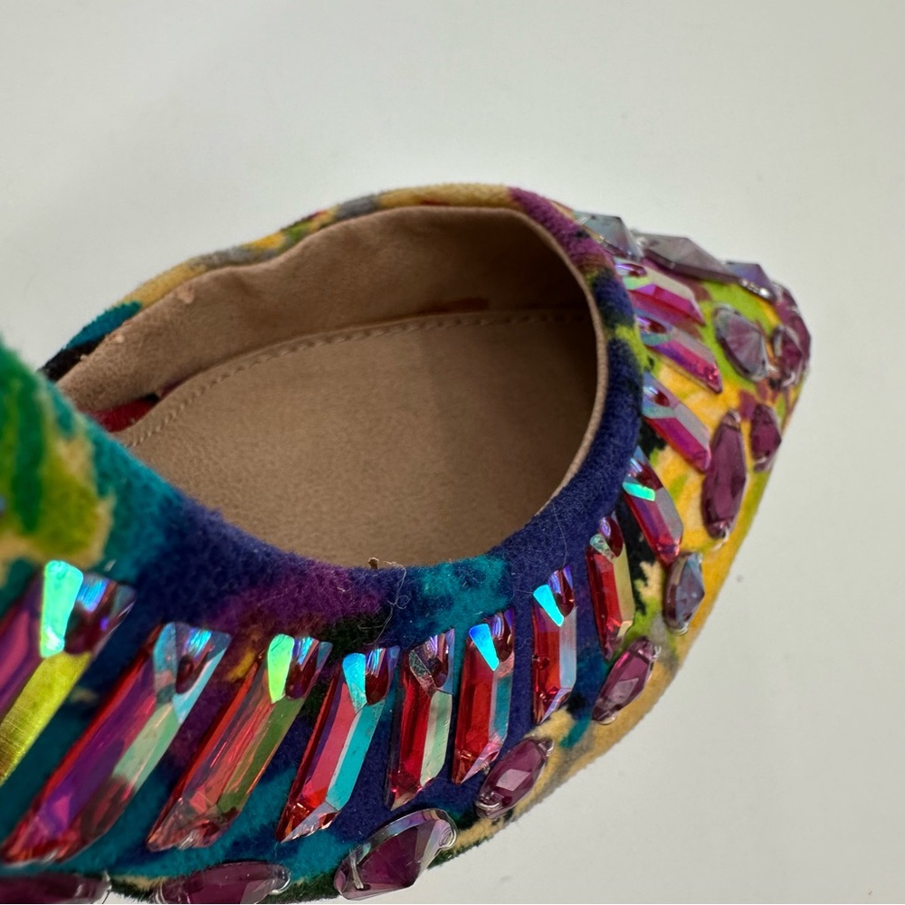 STEVE MADDEN Heels GALACTIK Womens 7.5 M Rhinestone Colorful Stilettos DAMAGE - Picture 14 of 15